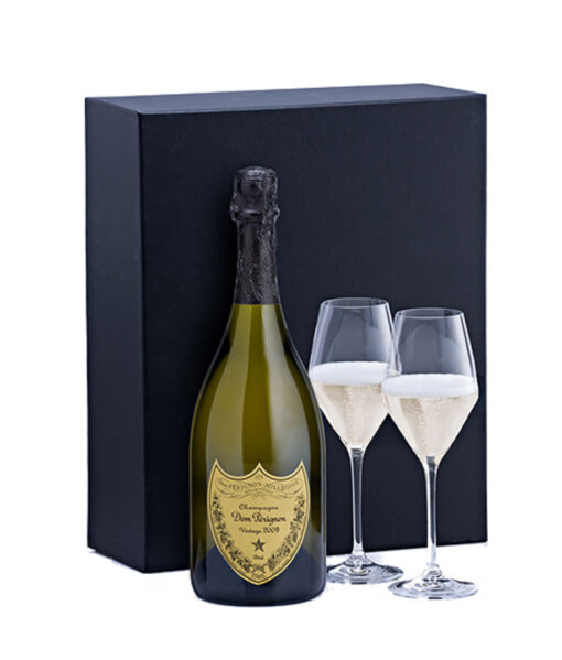 Dom Perignon Vintage 2009 075l Luxusna kazeta s 2 poharmi