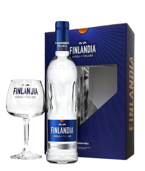 Finlandia Vodka 40 07l pohar GB 2