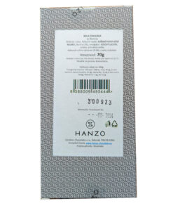 HANZO Remeselna Biela cokolada so skoricou 70g back