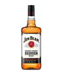 Jim Beam 1l 40 white label