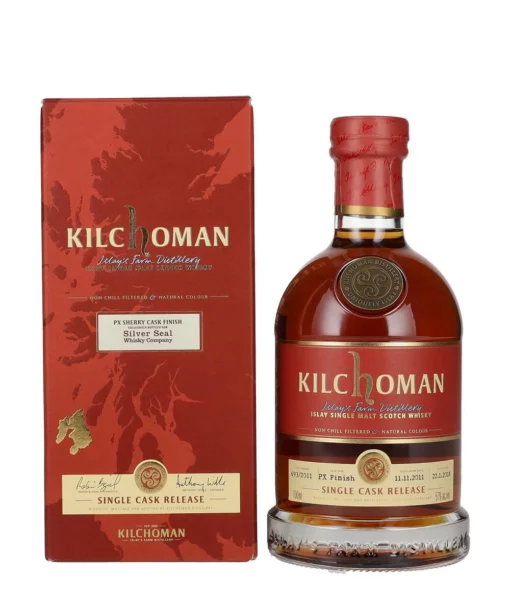 Kilchoman Silver Seal Single Cask Release PX Sherry Cask Finish 2011 57 07l