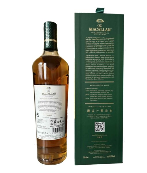 Macallan LUMINA Highland Single Malt 413 07l GB back