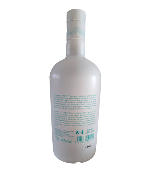 The Wave Dry Gin 40 07l back