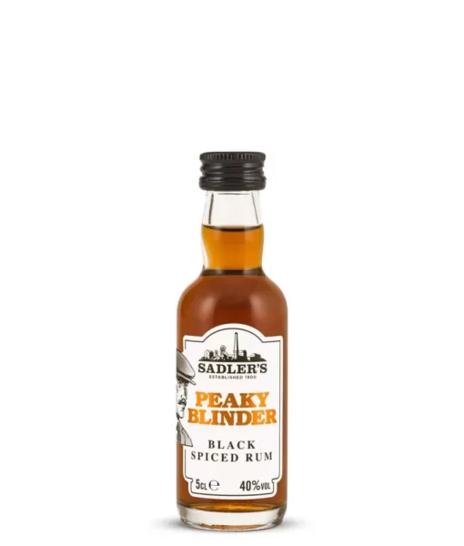 peaky blinder black spiced rum 5cl