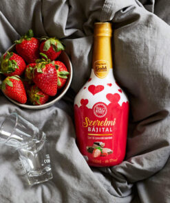 Szerelmi bajital eper izu csokolade kremlikor palackos 05l 15 jahodovo cokoladovy liker4